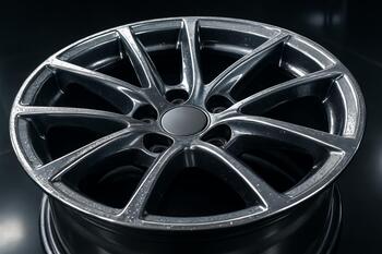 Alloy rim protected with sealant for easy maintenance