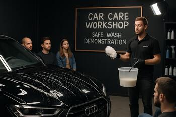 Care talk workshop with safe wash demonstration