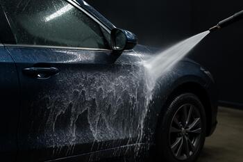 Coastal salt mist rinsed away to avoid residue