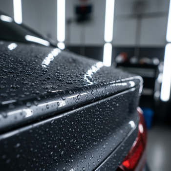 Trunk lip with defined droplets and clean edges