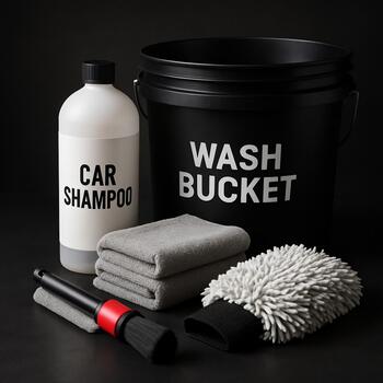 Essentials kit prepared for safe wash discipline