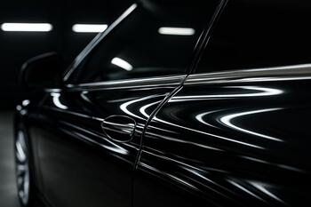 Chrome trim mirror-like streak behavior