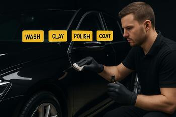 Service tags tracking each stage of the detail